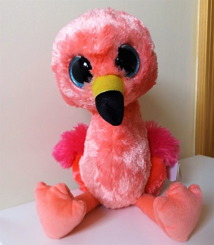 toy flamingo, ingham Wildlife Park gift shop, Kent