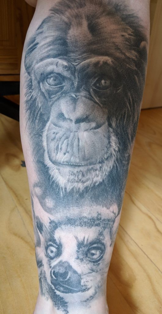 chimpnzeee lemur tattoos