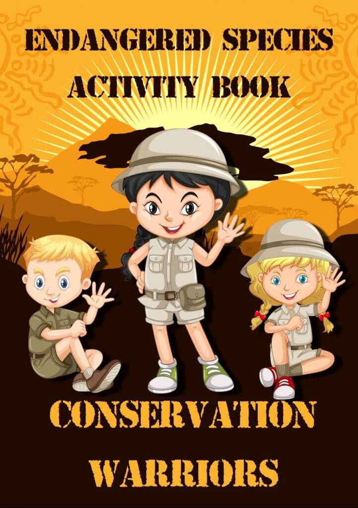 Conservation Warriors Endangered Species Activity Book front cover