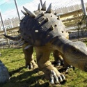 Artificial Dinosaur Park in Kent