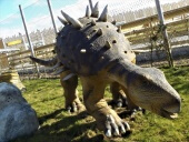 Artificial Dinosaur Park in Kent