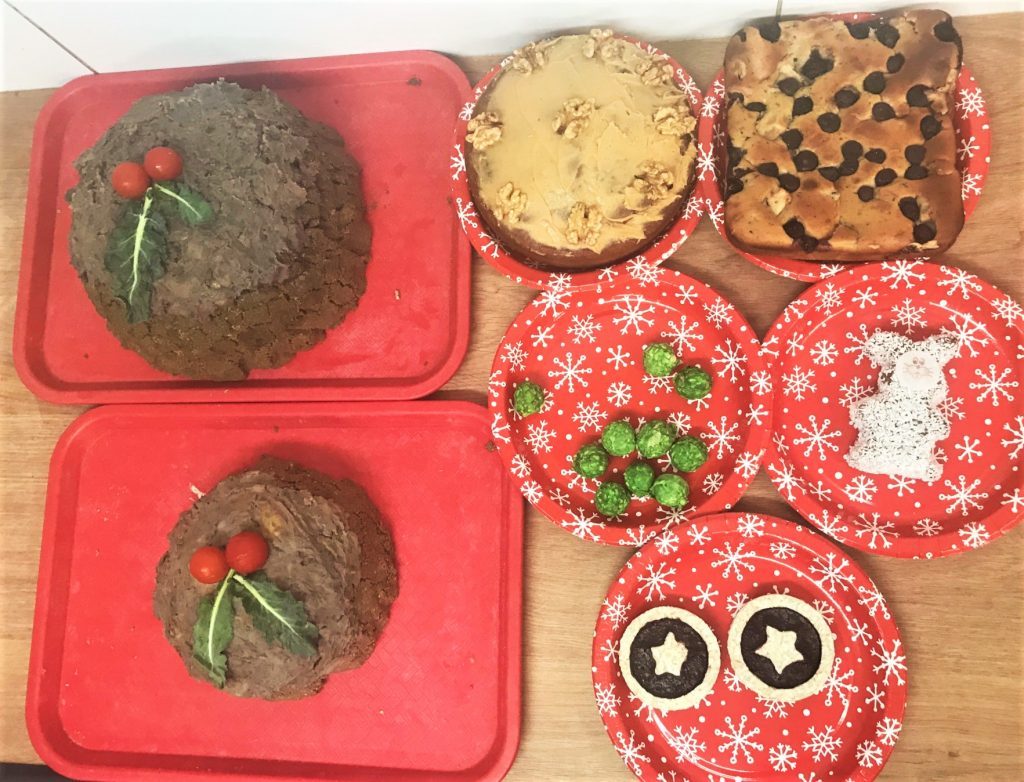 Christmas baking for animals at Wingham Wildlife Park, Kent