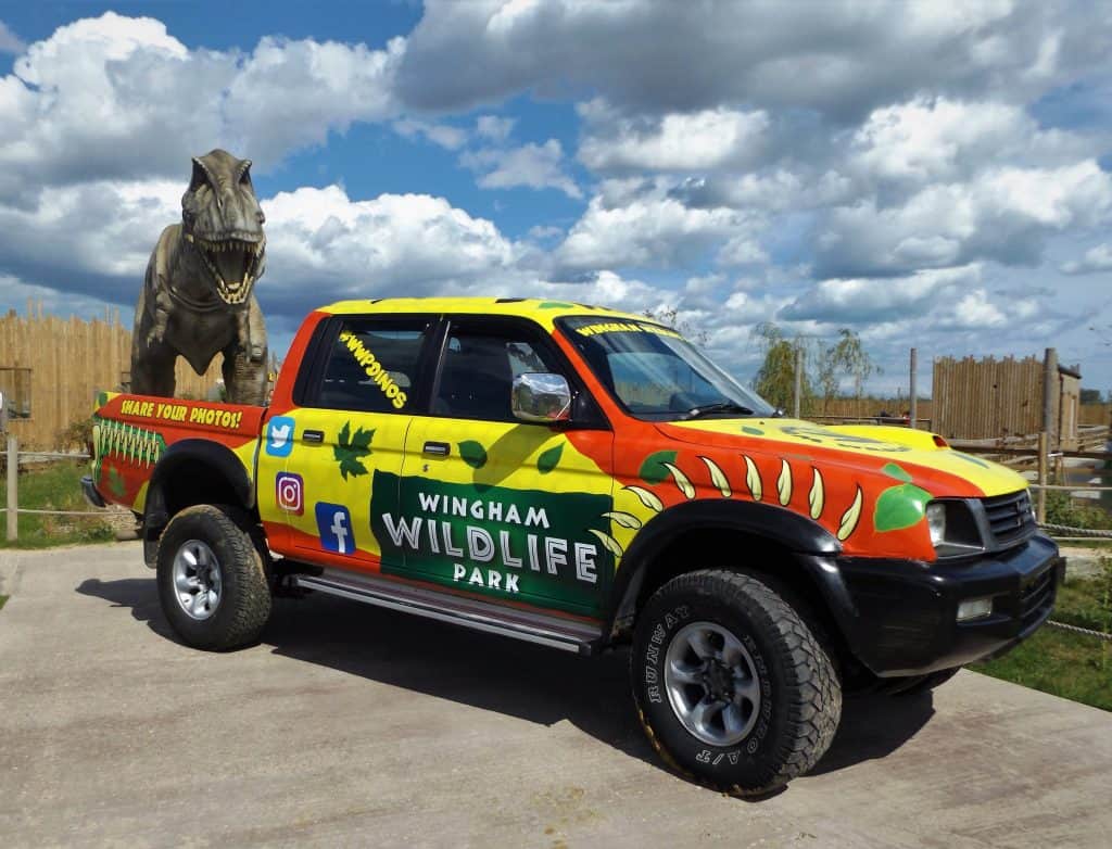 Dinosaurs & Fossils Animal Experiences At Wingham Wildlife Park In Kent